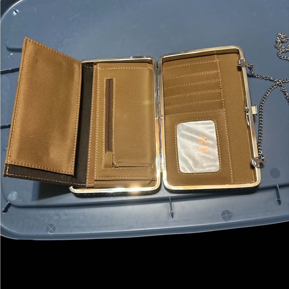 Python Embossed Gold Mini Evening Bag Luxury Desi… - image 5